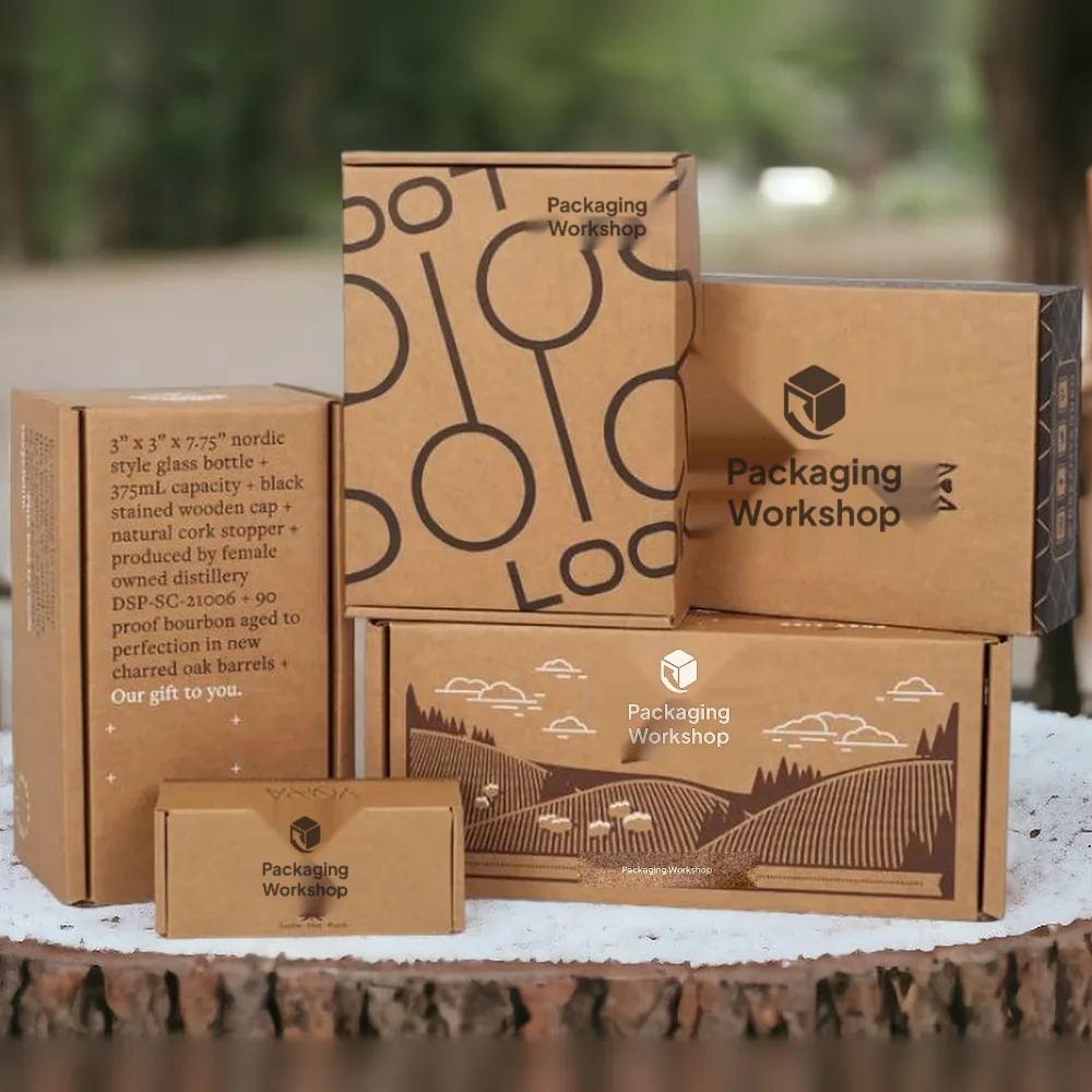 Kraft Mailer Box, another view