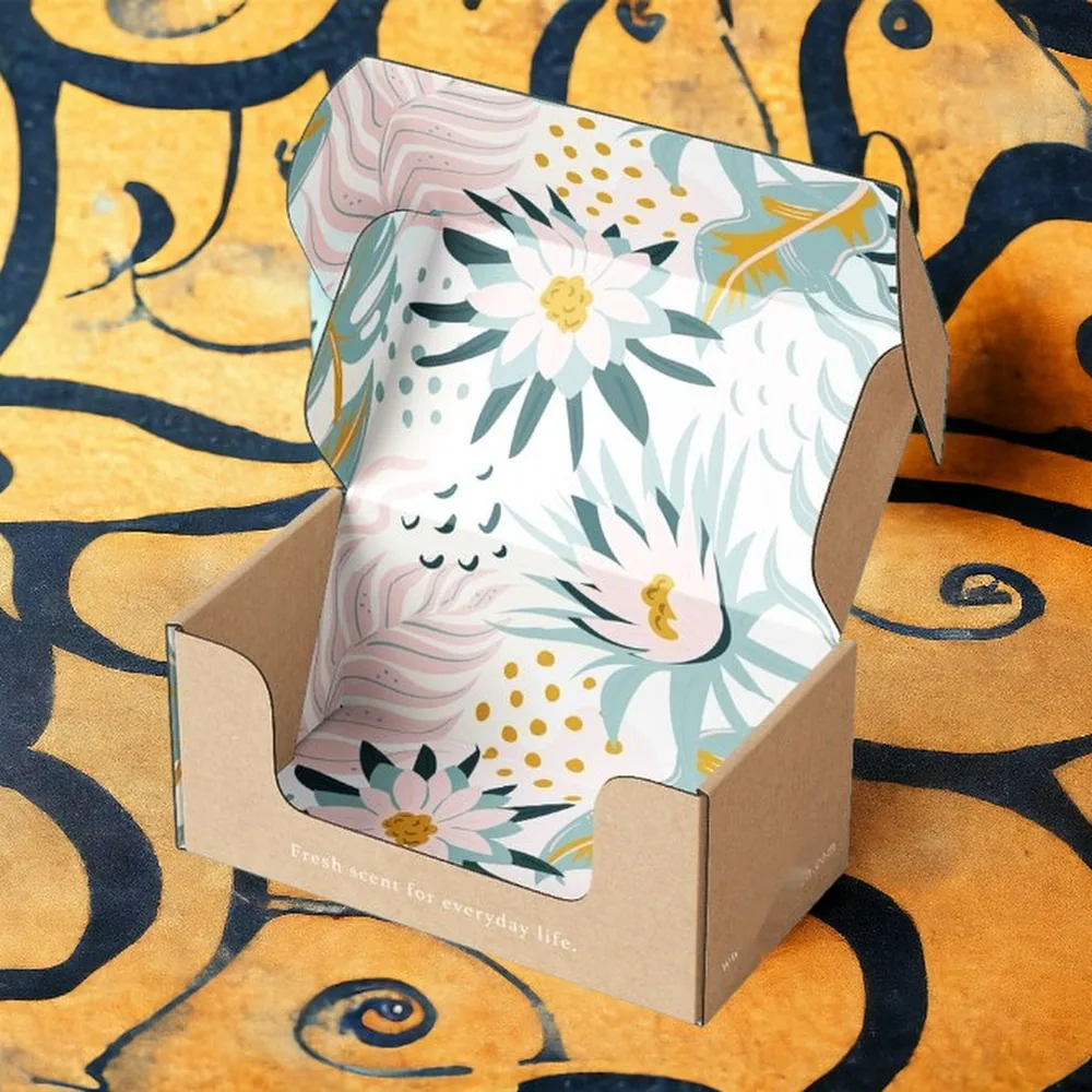 Printed Color Postal Box, another view