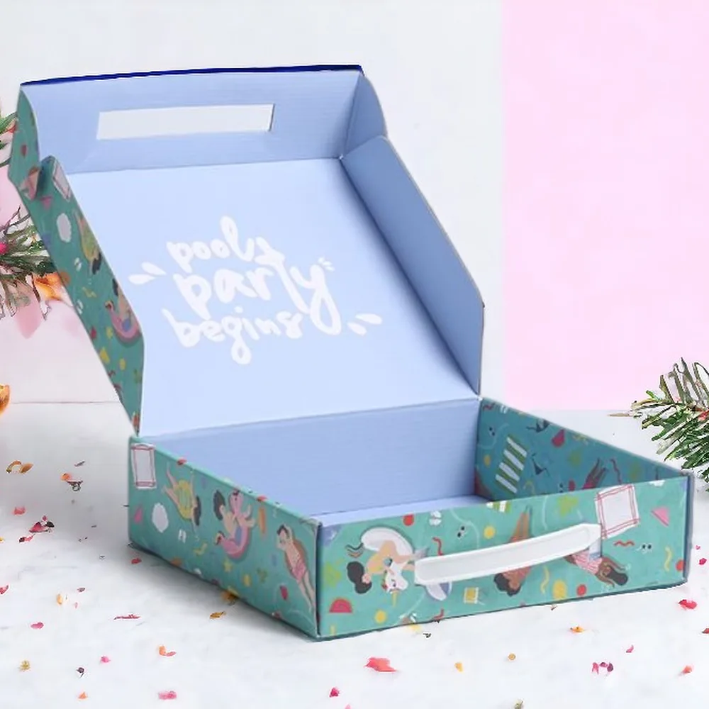 Printed Color Postal Box, another view