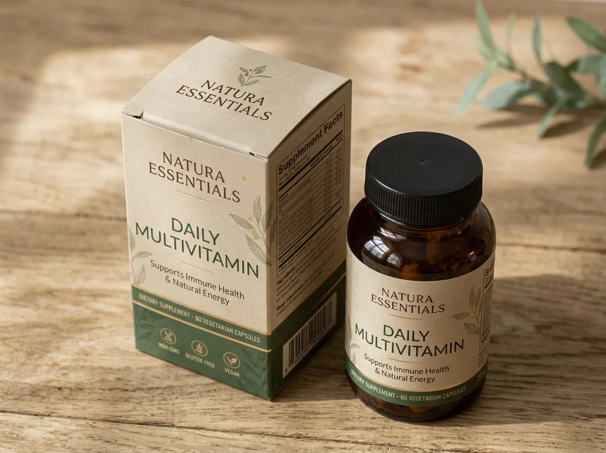 Supplement Bottle Carton
