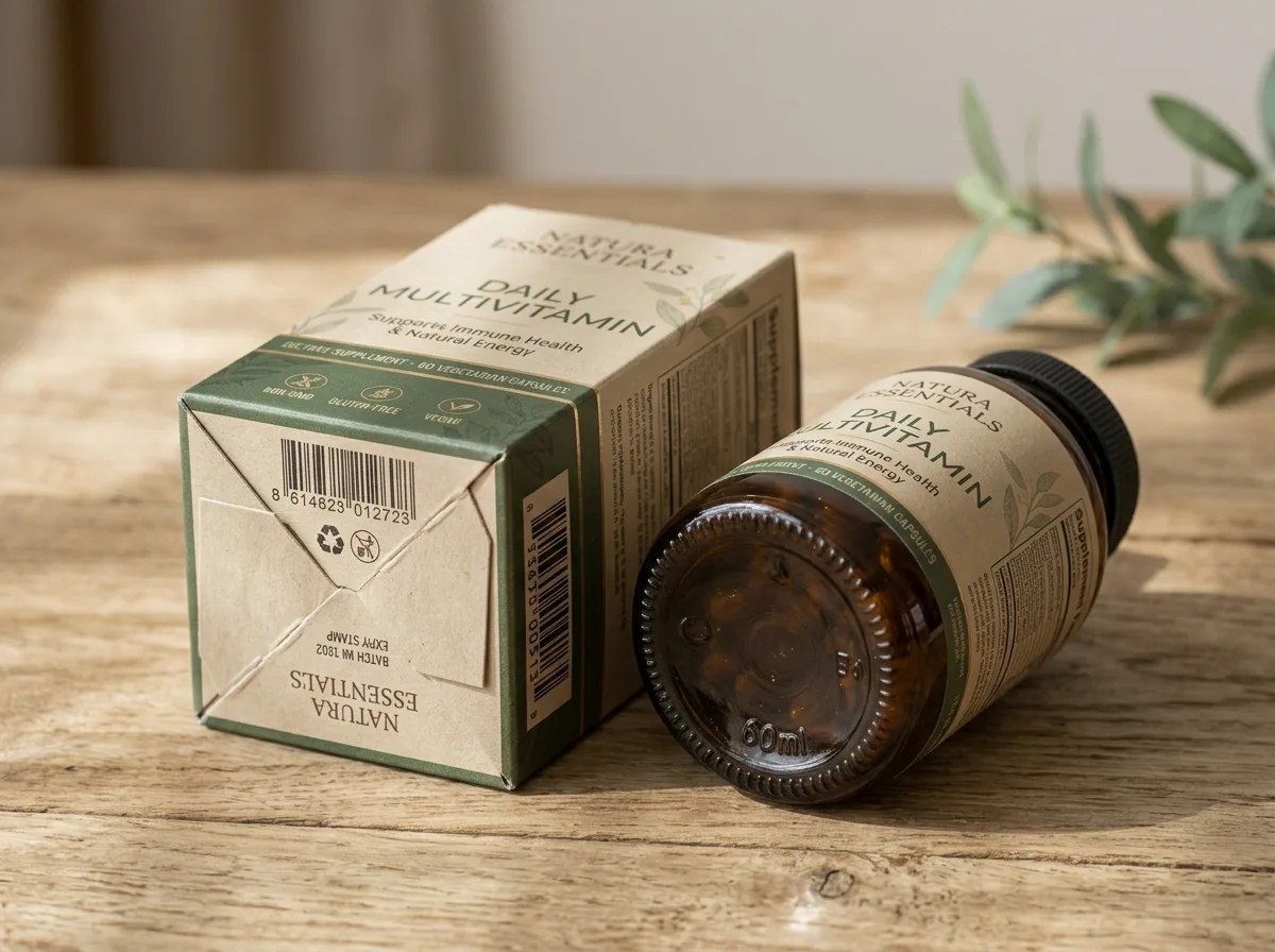 Supplement Bottle Carton
